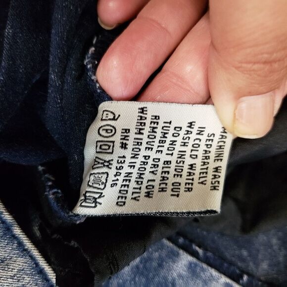 Zenobia acid wash blue skinny jeans - Picture 2 of 8